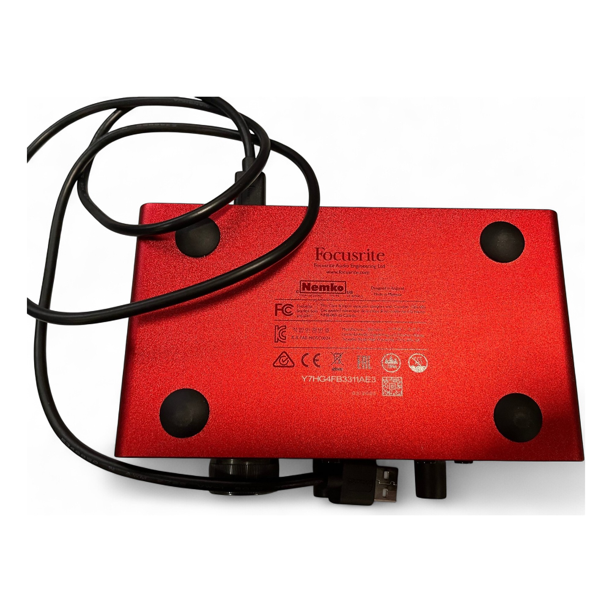 Used Focusrite Scarlett Solo Gen 3 Audio Interface | Guitar