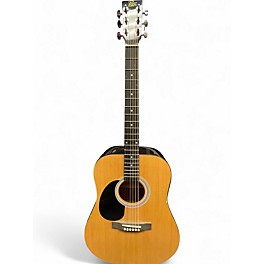 Used Rogue RG-624 Natural Acoustic Guitar