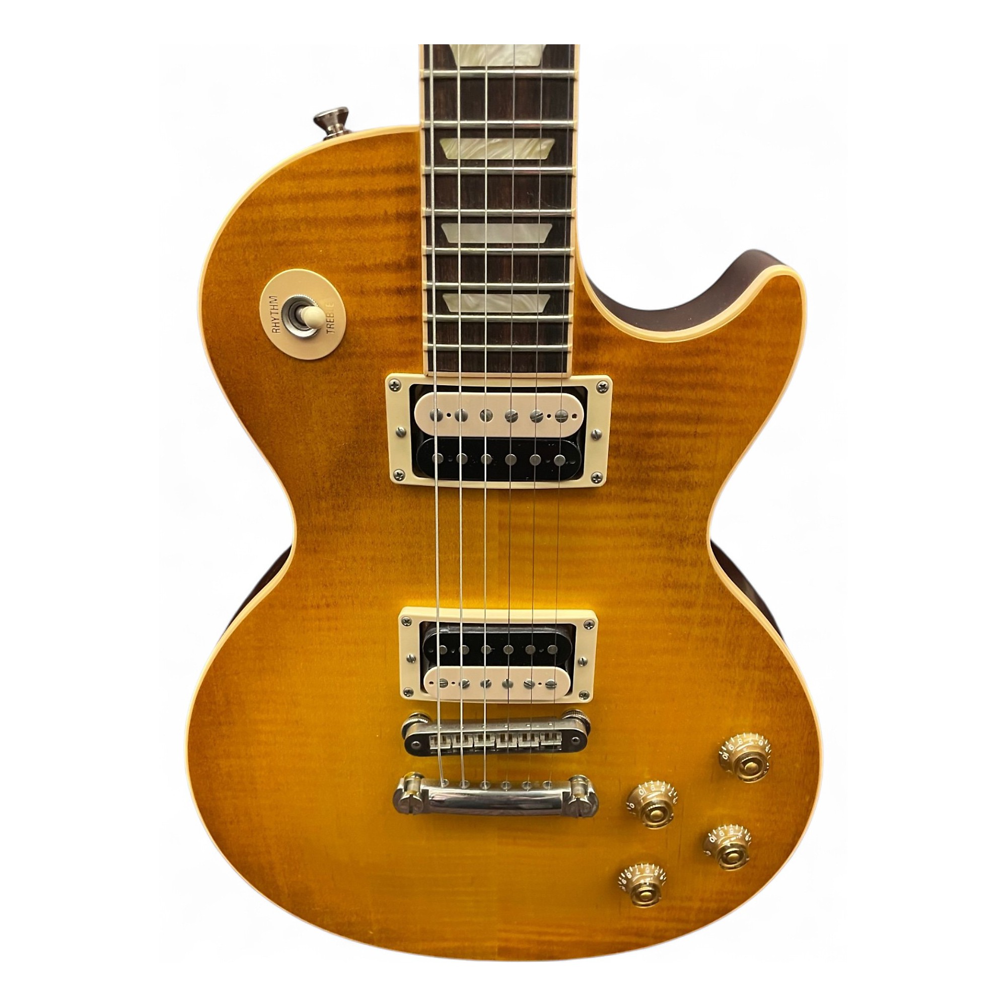 ギター Gibson Les Paul STD honey burst 2007 2007 Gibson Les Paul Standard Faded Honey Burst | Guitar Chimp