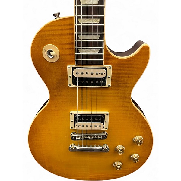 Used 2007 Gibson Les Paul Standard 1960S Neck Honey Burst Solid Body Electric Guitar