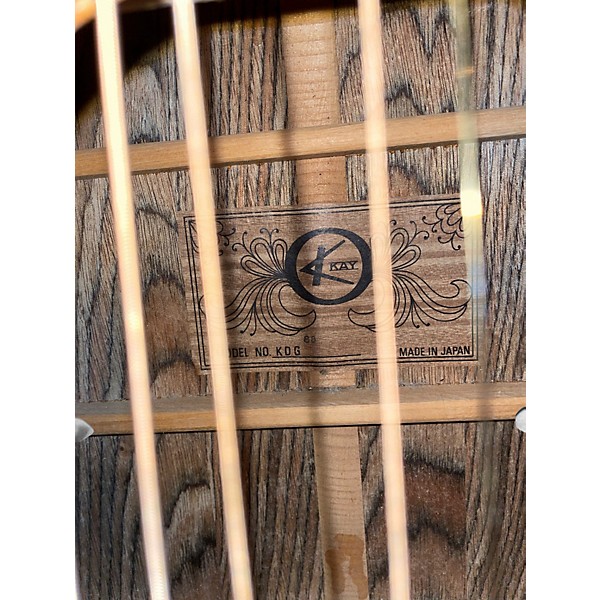Vintage 1970s Kay KDG-88 Antique Natural Acoustic Guitar