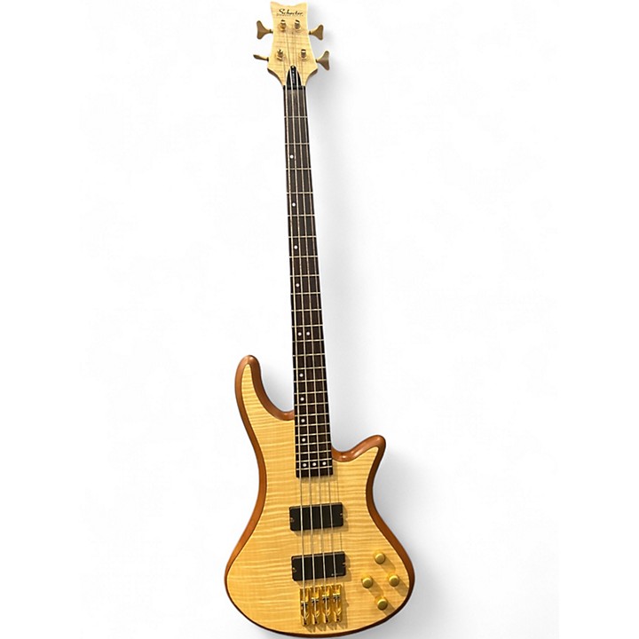 ベース SCHECTER STILETTO Custom 4 Natural Satin Amazon.com: Schecter Stiletto Custom-4 Electric Bass (4