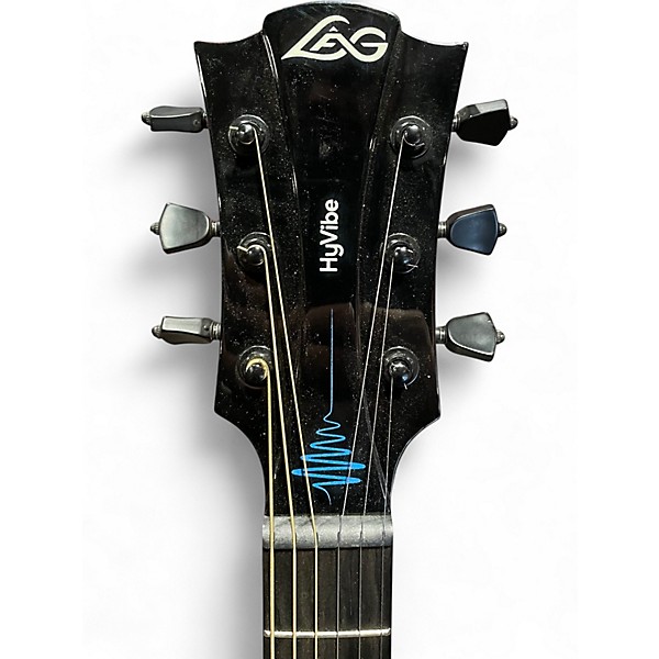 Used Lag Guitars THV20DCE Natural Acoustic Electric Guitar