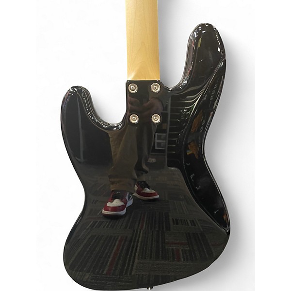 Used G&L FULLERTON DELUXE JB Black Electric Bass Guitar