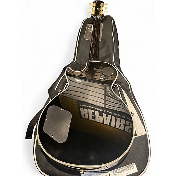 Used Epiphone Les Paul Custom P-90 Ebony Solid Body Electric Guitar