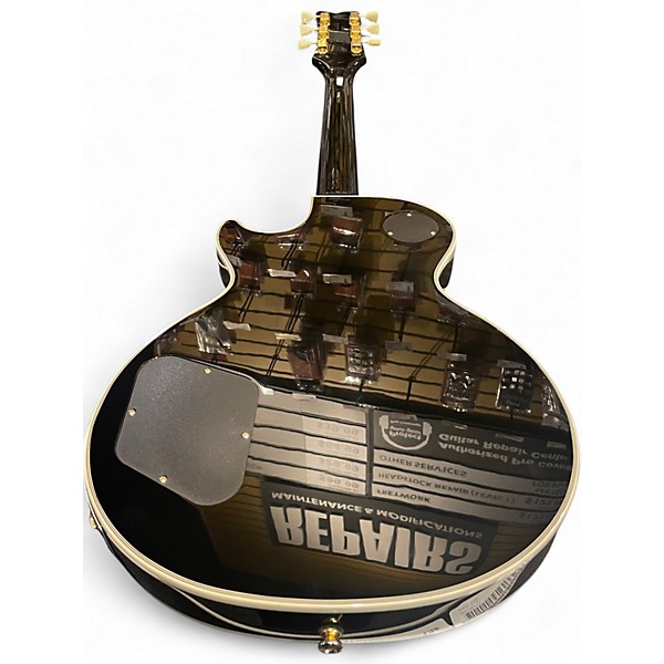 Used Epiphone Les Paul Custom P-90 Ebony Solid Body Electric Guitar