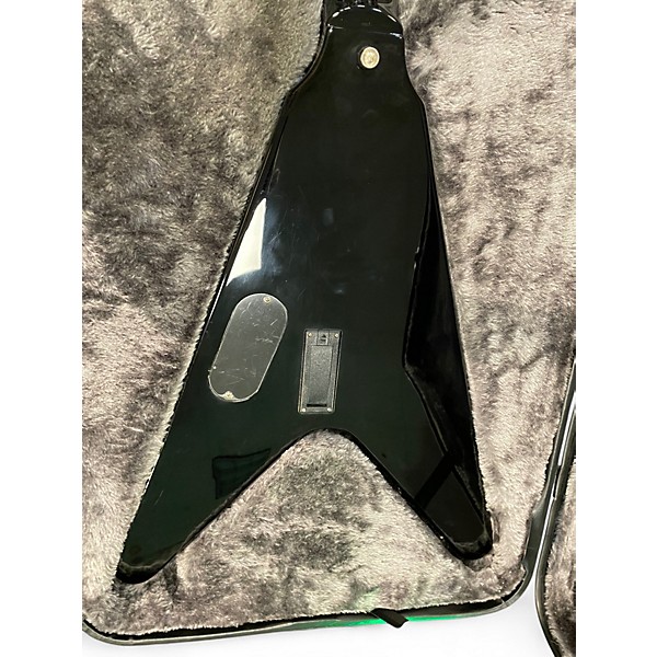 Used Epiphone Love/Death Baritone Flying V Black Baritone Guitars