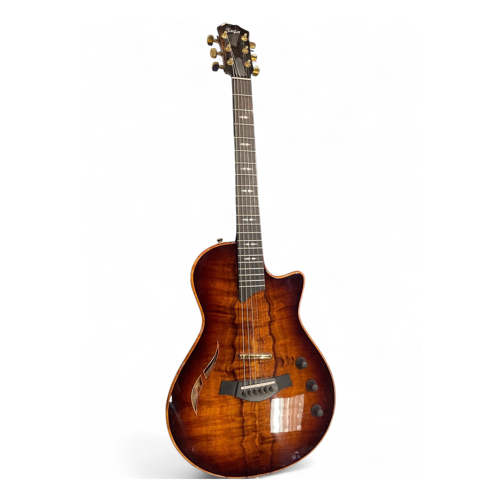 Used Taylor T5Z Custom Koa Shaded Edge Burst Hollow Body