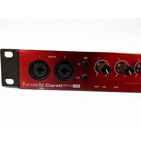 Focusrite Clarett 8Pre USBインターフェース★中古美品 Used Focusrite Clarett 8Pre USB Audio Interface | Guitar Center