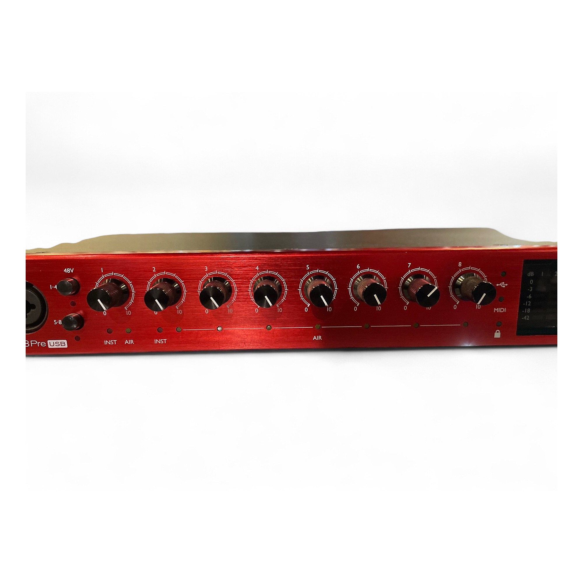 Focusrite Clarett 8Pre USBインターフェース★中古美品 Used Focusrite Clarett 8Pre USB Audio Interface | Guitar Center