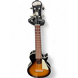 Used Epiphone les paul ukulele with electronics  2 Color Sunburst Ukulele