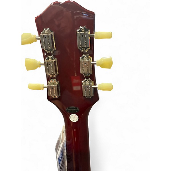 Used Epiphone ES335 Raspberry Tea Burst Hollow Body Electric Guitar