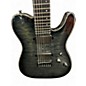 Used Schecter Guitar Research HELLRAISER HYBRID PT7 Trans Black Solid Body Electric Guitar
