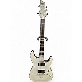 Used Schecter Guitar Research C1 Platinum Trans White Solid Body Electric Guitar