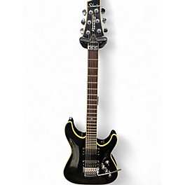 Used Schecter Guitar Research C1-FR Black Solid Body Electric Guitar