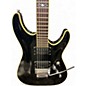 Used Schecter Guitar Research C1-FR Black Solid Body Electric Guitar