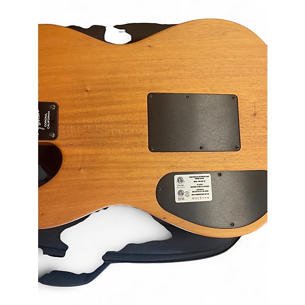 Used Fender American Acoustasonic Telecaster Black Acoustic Electric Guitar