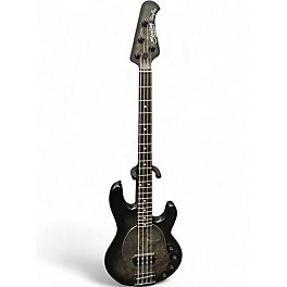 Used Sterling by Music Man Ray34PB TRANSPARENT BLACK Electric Bass Guitar