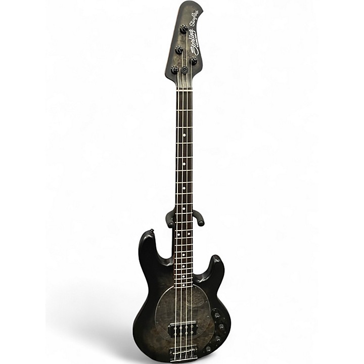 Used Sterling by Music Man Ray34PB TRANSPARENT BLACK