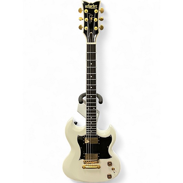 Used Schecter ZV-H6LLYW66D ZACKY VENGEANCE SIGNATURE WHITE Solid Body Electric Guitar