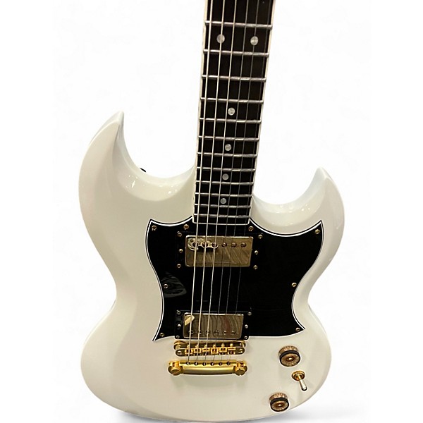 Used Schecter ZV-H6LLYW66D ZACKY VENGEANCE SIGNATURE WHITE Solid Body Electric Guitar