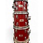 Used Pearl 7 Piece World Series Red Drum Kit