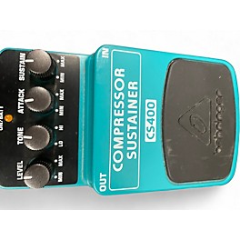 Used Behringer CS400 Compressor Sustainer Effect Pedal
