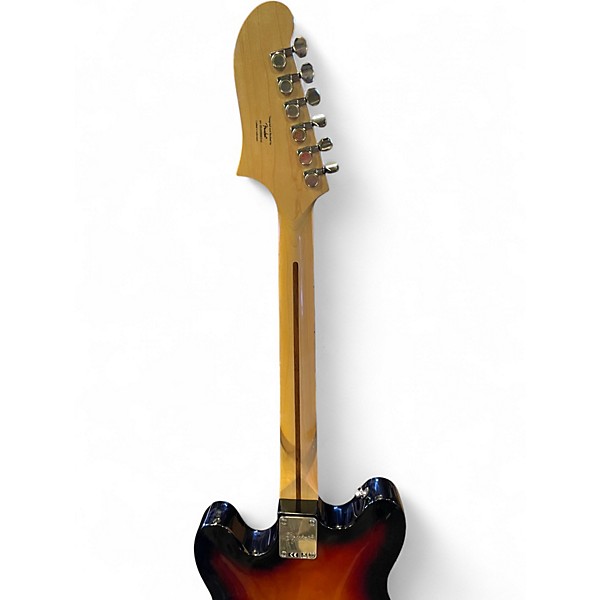 Used Squier Affinity Series Starcaster Hollow 3 Tone Sunburst Hollow Body Electric Guitar