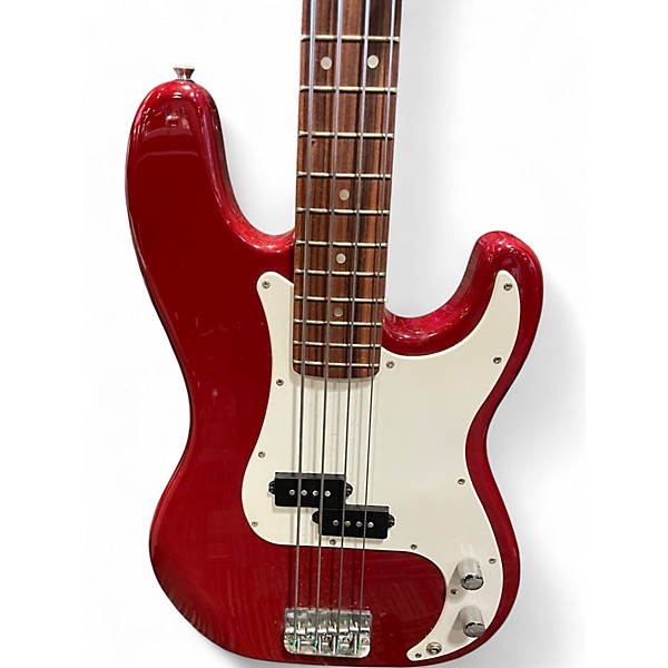 Squier エレキベース レッド Used Squier Pbass RED Electric Bass Guitar RED | Guitar Center