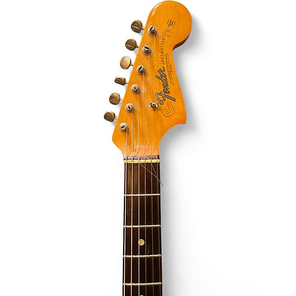Vintage 1965 Fender Jazzmaster 2 Color Sunburst Solid Body Electric Guitar