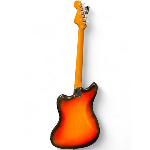Vintage 1965 Fender Jazzmaster 2 Color Sunburst Solid Body Electric Guitar
