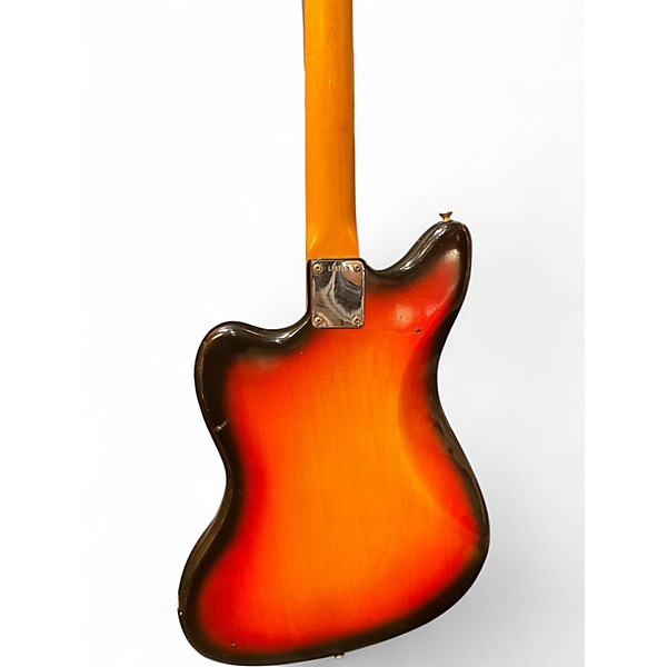 Vintage 1965 Fender Jazzmaster 2 Color Sunburst Solid Body Electric Guitar