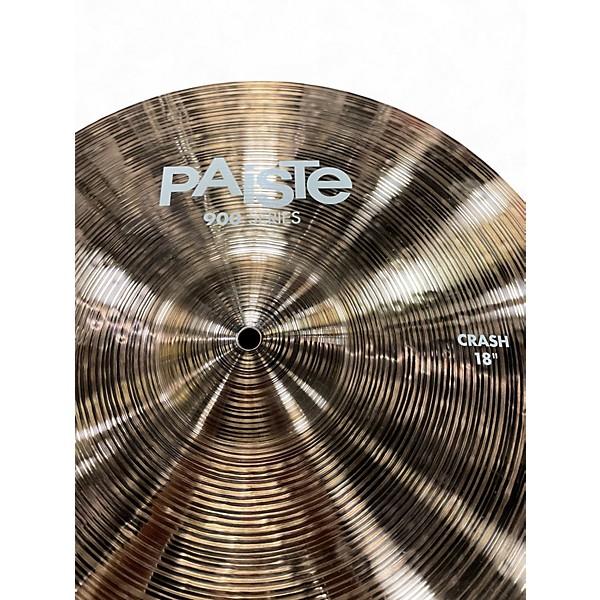Used Paiste 18in 900 Series Crash Cymbal