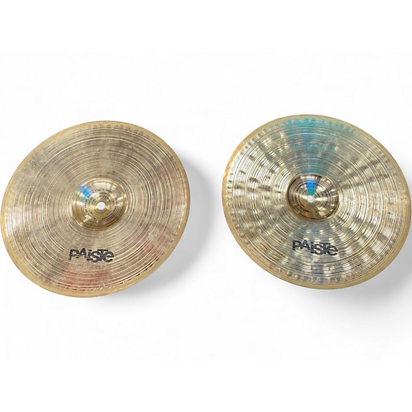 Used Paiste 13in SOUND FORMULA MEDIUM HEAVY HI HAT PAIR Cymbal