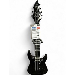 Used Jackson JS22-7 Dinky 7 String Black Solid Body Electric Guitar
