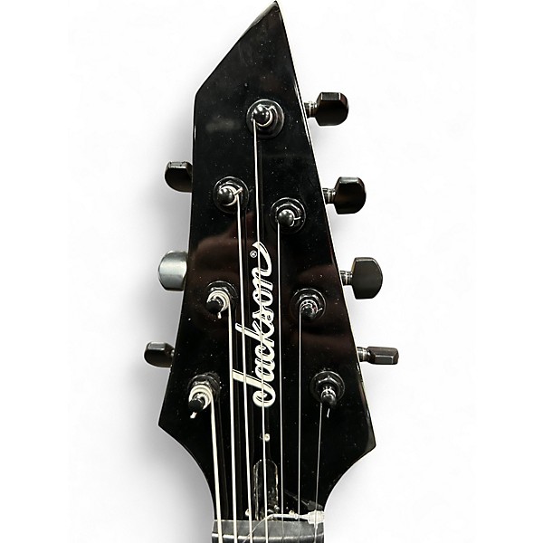 Used Jackson JS22-7 Dinky 7 String Black Solid Body Electric Guitar