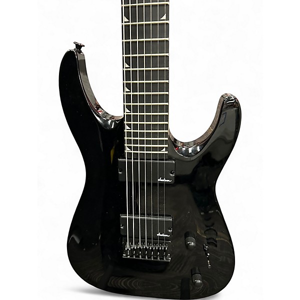 Used Jackson JS22-7 Dinky 7 String Black Solid Body Electric Guitar