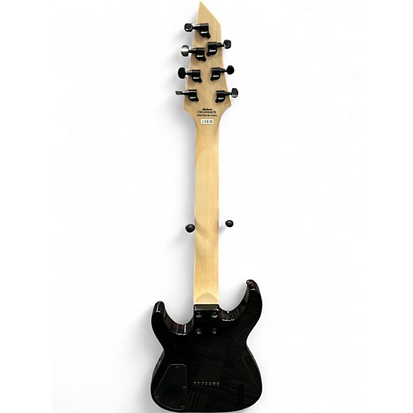 Used Jackson JS22-7 Dinky 7 String Black Solid Body Electric Guitar