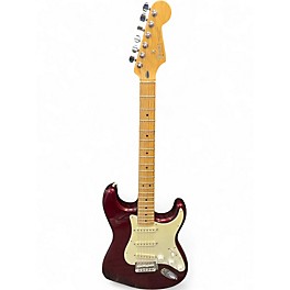 Used Fender Standard Stratocaster Candy Apple Red Solid Body Electric Guitar