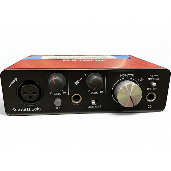 Used Focusrite Scarlett Solo Gen 2 Audio Interface