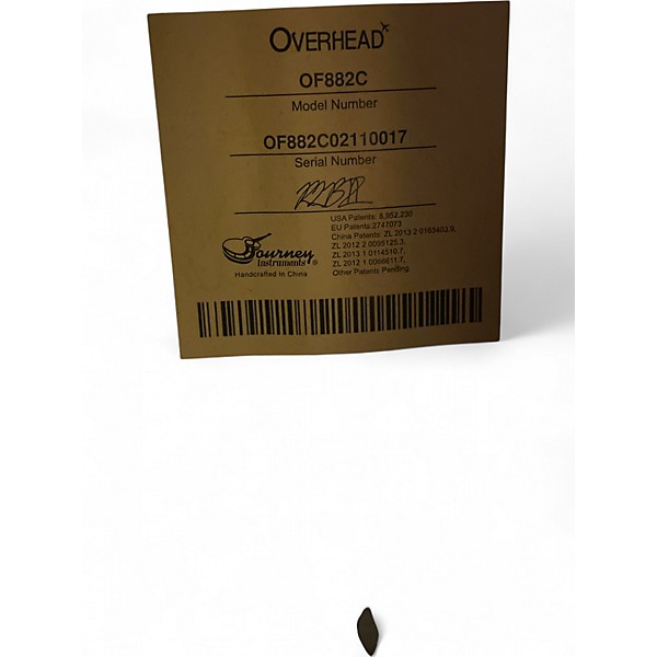 Used Journey Instruments OF882C Natural Acoustic Electric Guitar