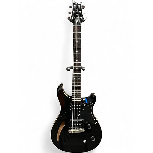 Used PRS SE CUSTOM 22 SEMI HOLLOW Black Hollow Body Electric