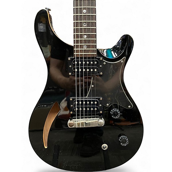 prs se custom22 semi-hollow エレキギター ブラック P.R.S. SE Custom 22 Semi-Hollow Quilt (Charcoal Burst)【限定