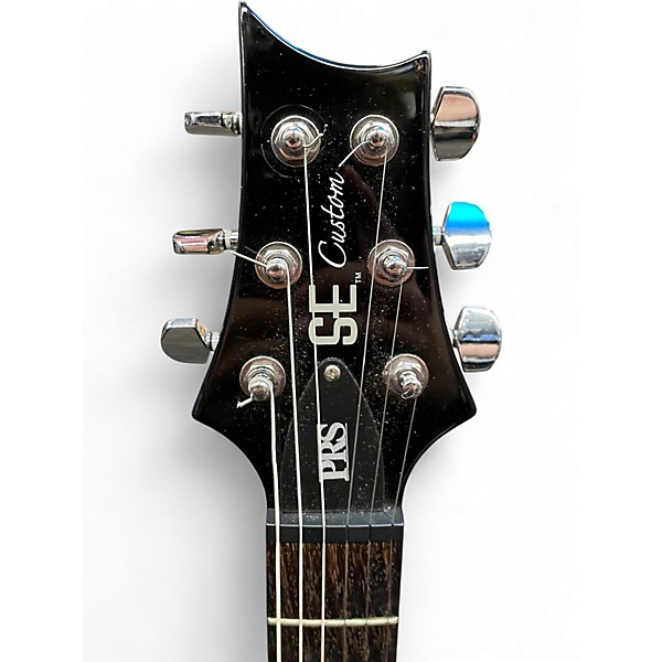 Used PRS SE CUSTOM 22 SEMI HOLLOW Black Hollow Body Electric Guitar