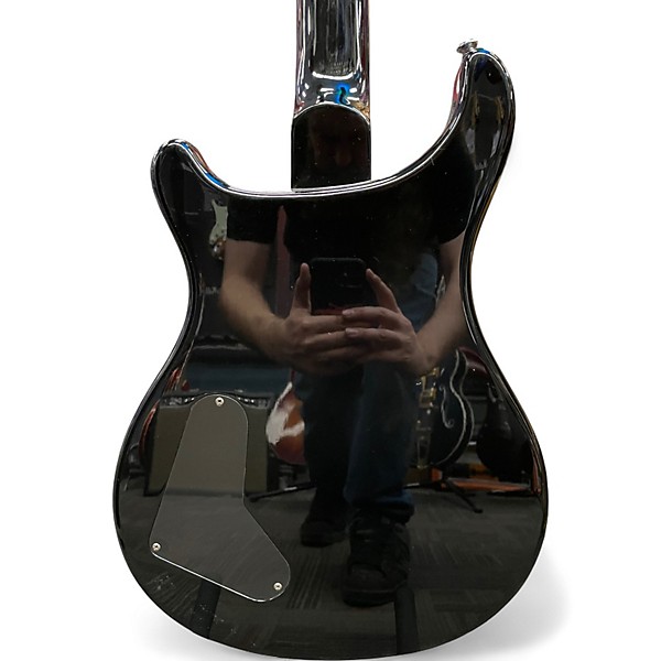 Used PRS SE CUSTOM 22 SEMI HOLLOW Black Hollow Body Electric Guitar
