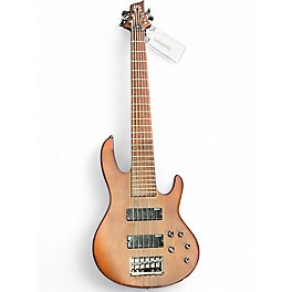 Used ESP LTD D6 6 String Brown Electric Bass Guitar