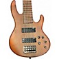 Used ESP LTD D6 6 String Brown Electric Bass Guitar