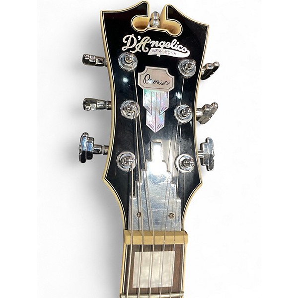 Used D'Angelico Premier Bedford Chrome Blue Solid Body Electric Guitar