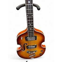Used Crestwood violin sunburst Electric Bass Guitar