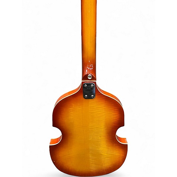 Used Crestwood violin sunburst Electric Bass Guitar